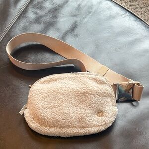 lululemon athletica Cream Crossbody / Fanny Pack Bag